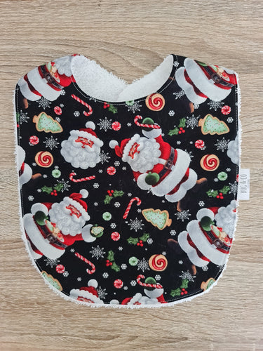 Bibs- full- santa dark