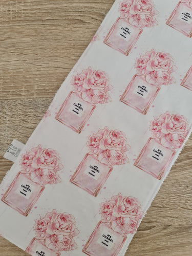 Burp cloths parfume pink