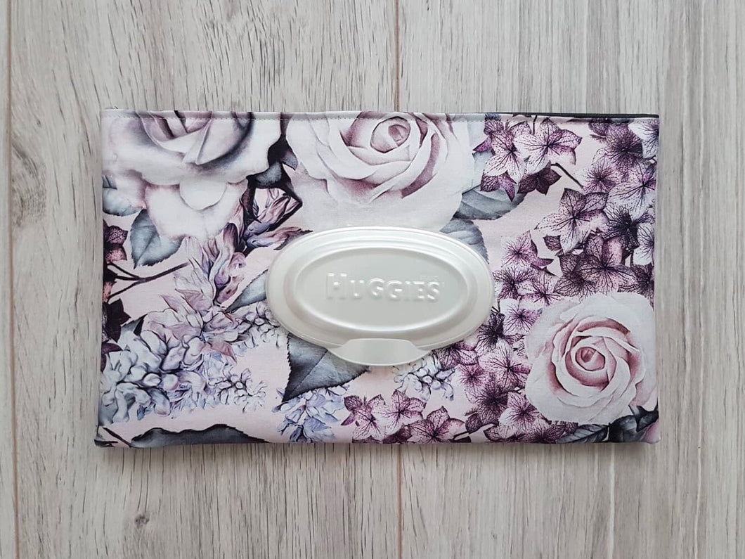 Wipe Pouch - Purple Floral