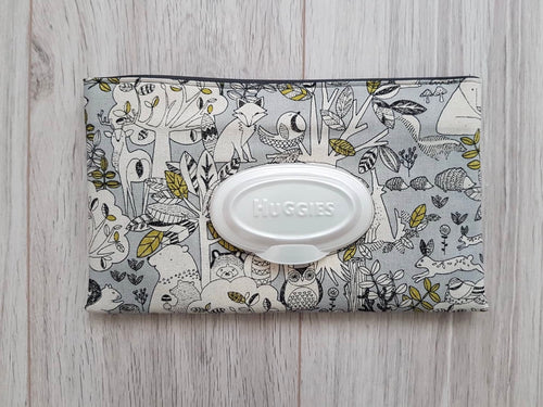 Wipe Pouch - Grey Woods